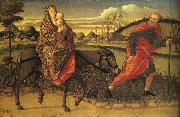 CARPACCIO, Vittore The Flight into Egypt fg France oil painting reproduction